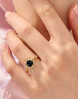 Eternal Clover: Unique Gift Ashes Ring for Remembrance