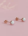 Handcrafted Pearl Embrace Breastmilk Earrings
