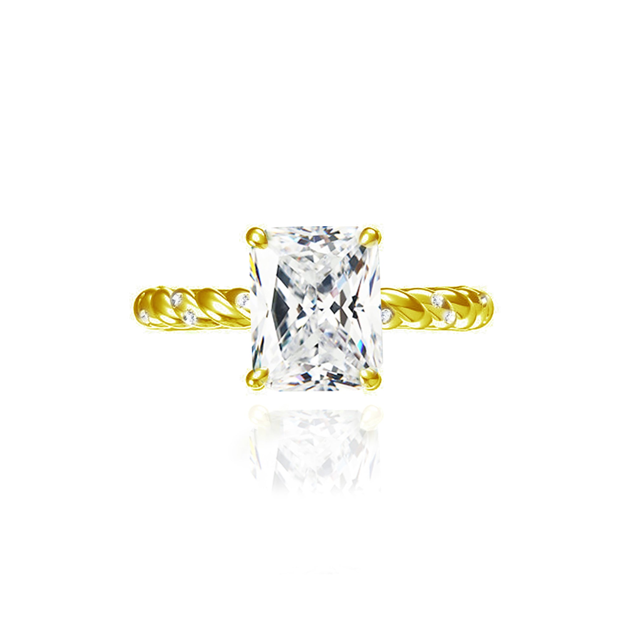 Handcrafted Twilight Whisper Moissanite Ashes Ring