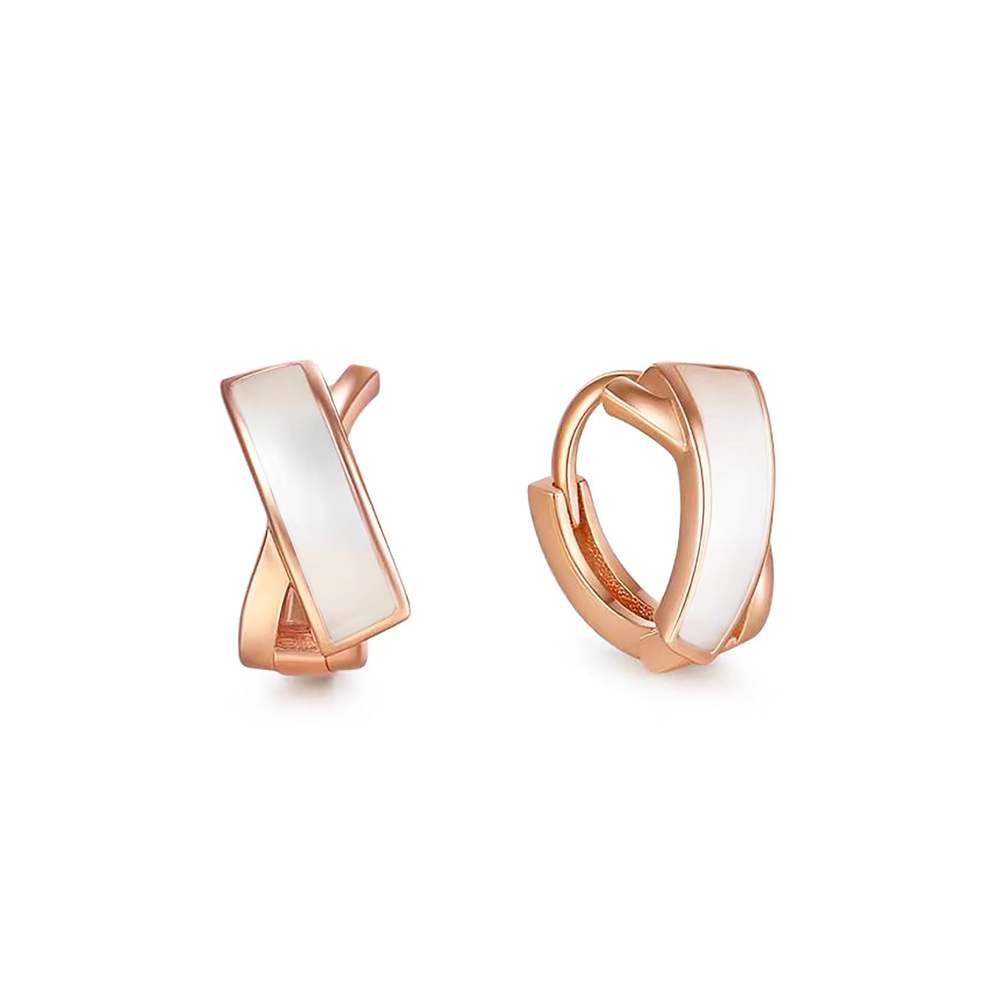 Personalized Twist of Rose Breastmilk Earrings