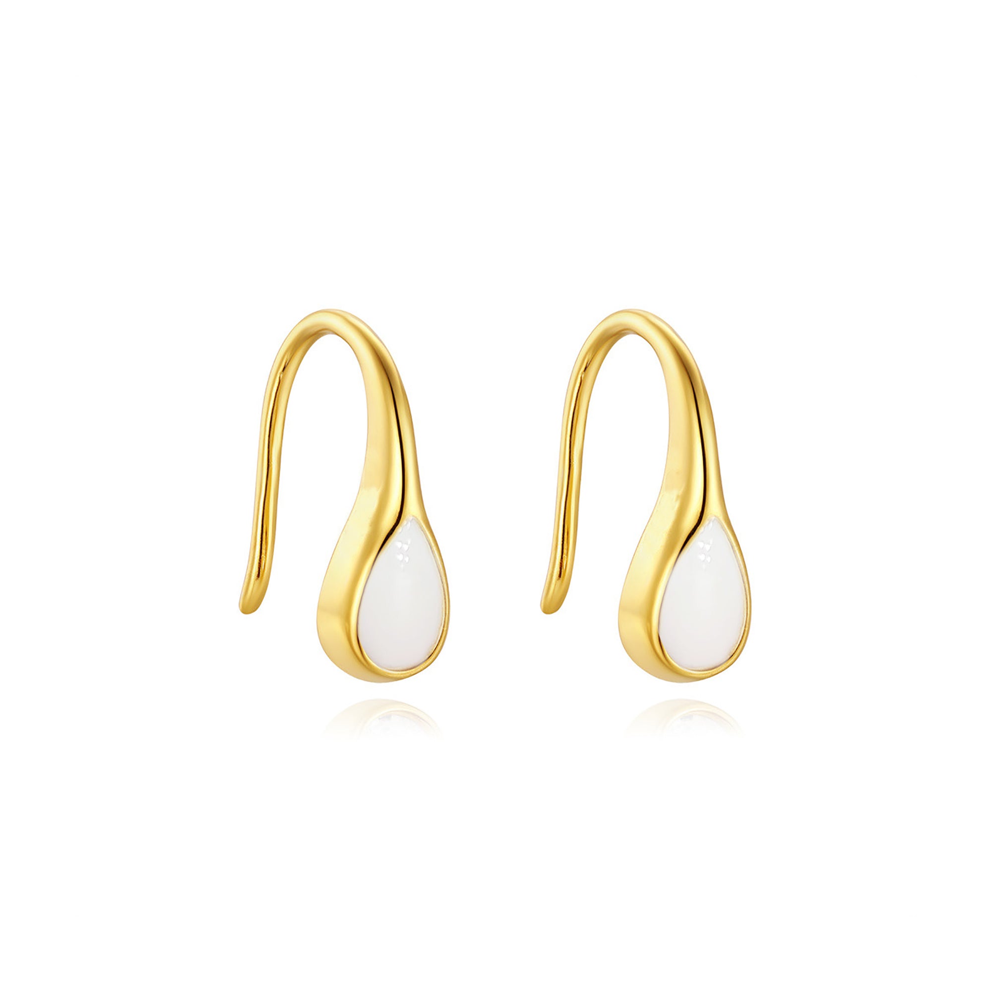 Teardrop Breastmilk Earrings: Timeless Memorial Jewelry