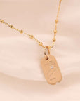 Solid Gold Footprint Necklace: A Love Keepsake