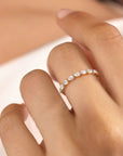 Eternal Sparkle Ashes Ring - Memorial Jewelry
