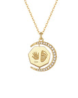 Handcrafted Gold Footprint Necklace for Cherished Memories