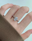Aurora Moissanite Ashes Ring: Timeless Love Reminder