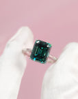 Emerald Cut Ashes Ring - A Heartfelt Gift for Remembrance