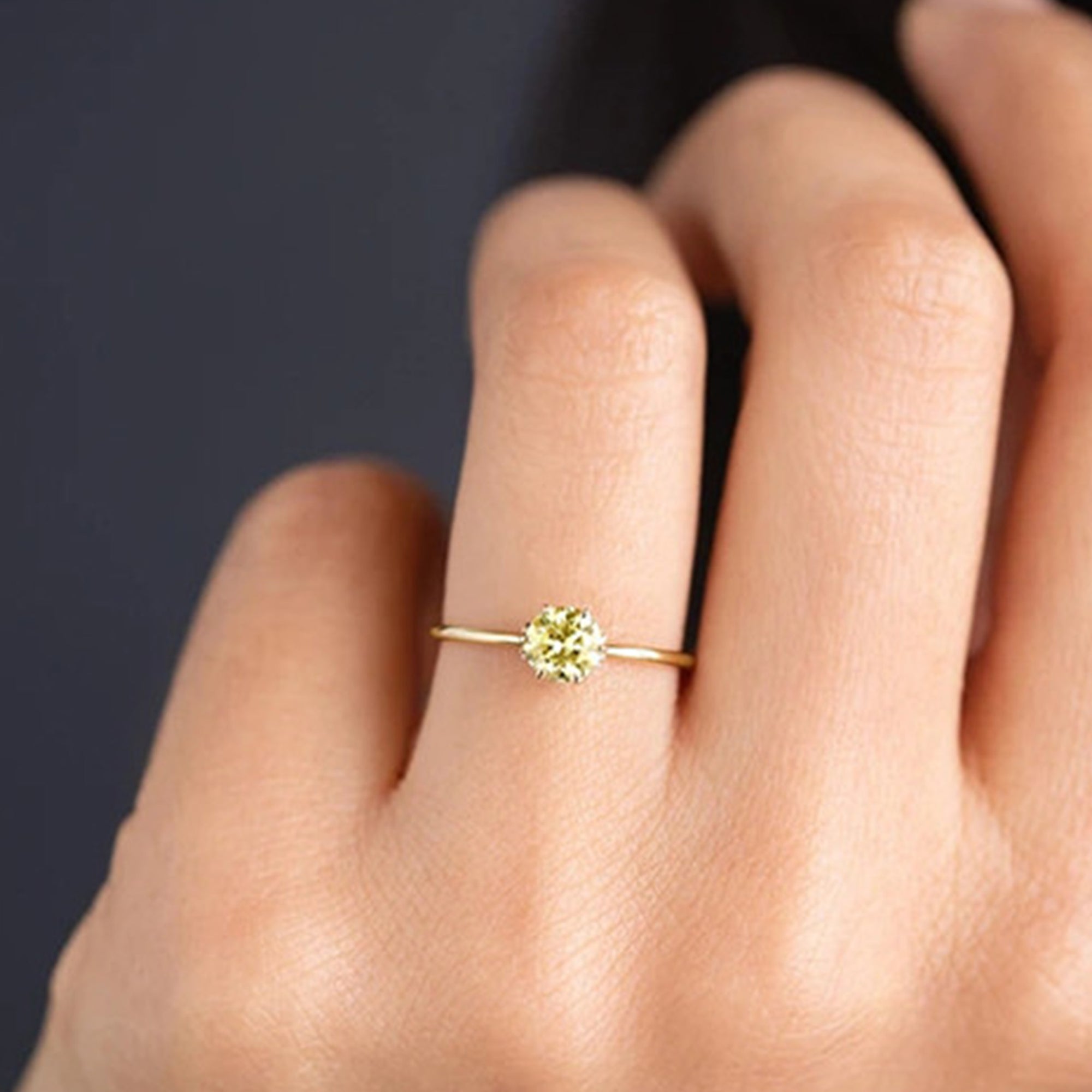 Personalized Moissanite Cremation Ashes Ring