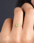 Personalized Moissanite Cremation Ashes Ring