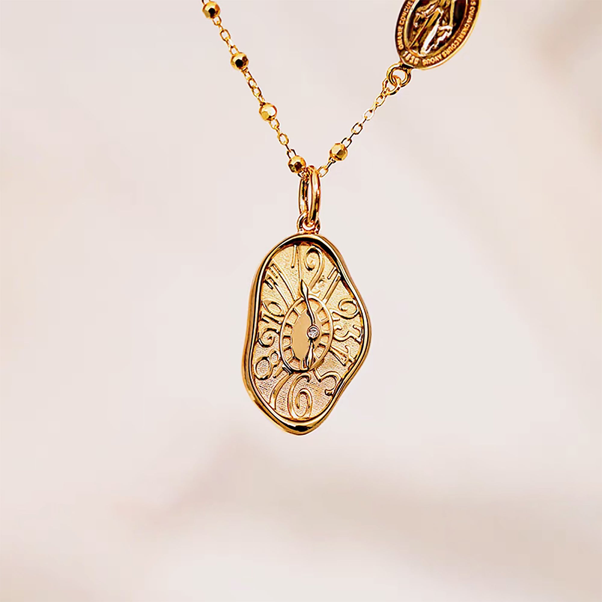 Gold Footprint Necklace: Cherish Baby's First Moments