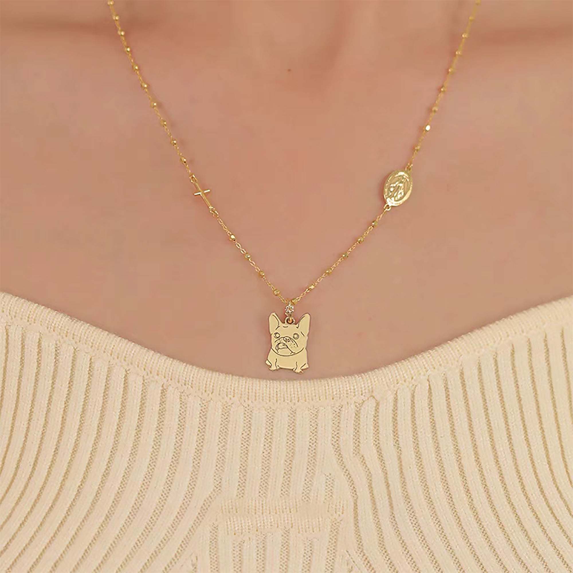 Heartfelt Gift: Solid Gold Footprint Necklace