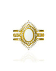 Love in Gold: Breastmilk Ring Set for Moms