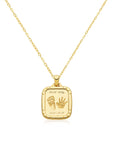 Handcrafted Gold Footprint Necklace - A Precious Keepsake