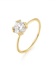Handcrafted Moissanite Ashes Ring | Elegant Keepsake