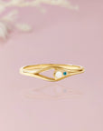 Cherish Love: Custom Breast Milk Ring with Gemstone