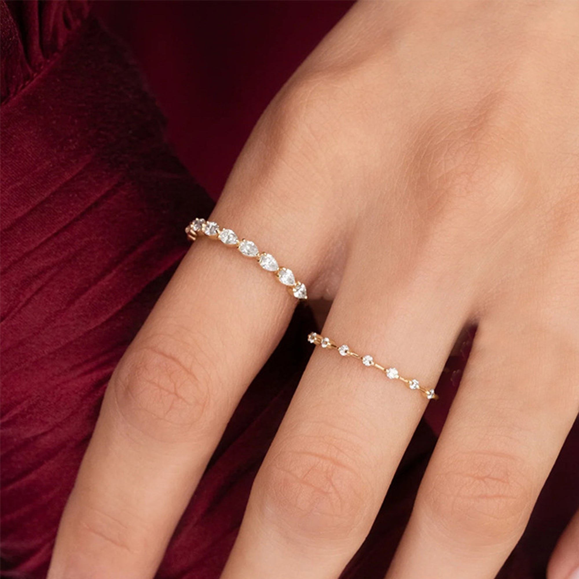 Eternal Sparkle Ashes Ring - Memorial Jewelry
