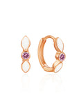 Personalized Breastmilk Earrings - Graceful Petal
