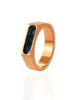 Radiant Horizon Men's Ashes Ring | Memorial Jewelry