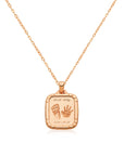 Handcrafted Gold Footprint Necklace - A Precious Keepsake