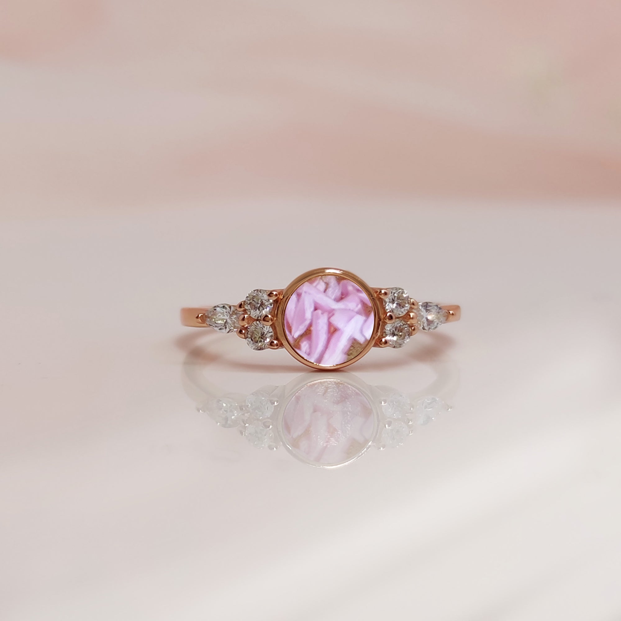 Personalized Gold Pregnancy Test Ring - LactaGems