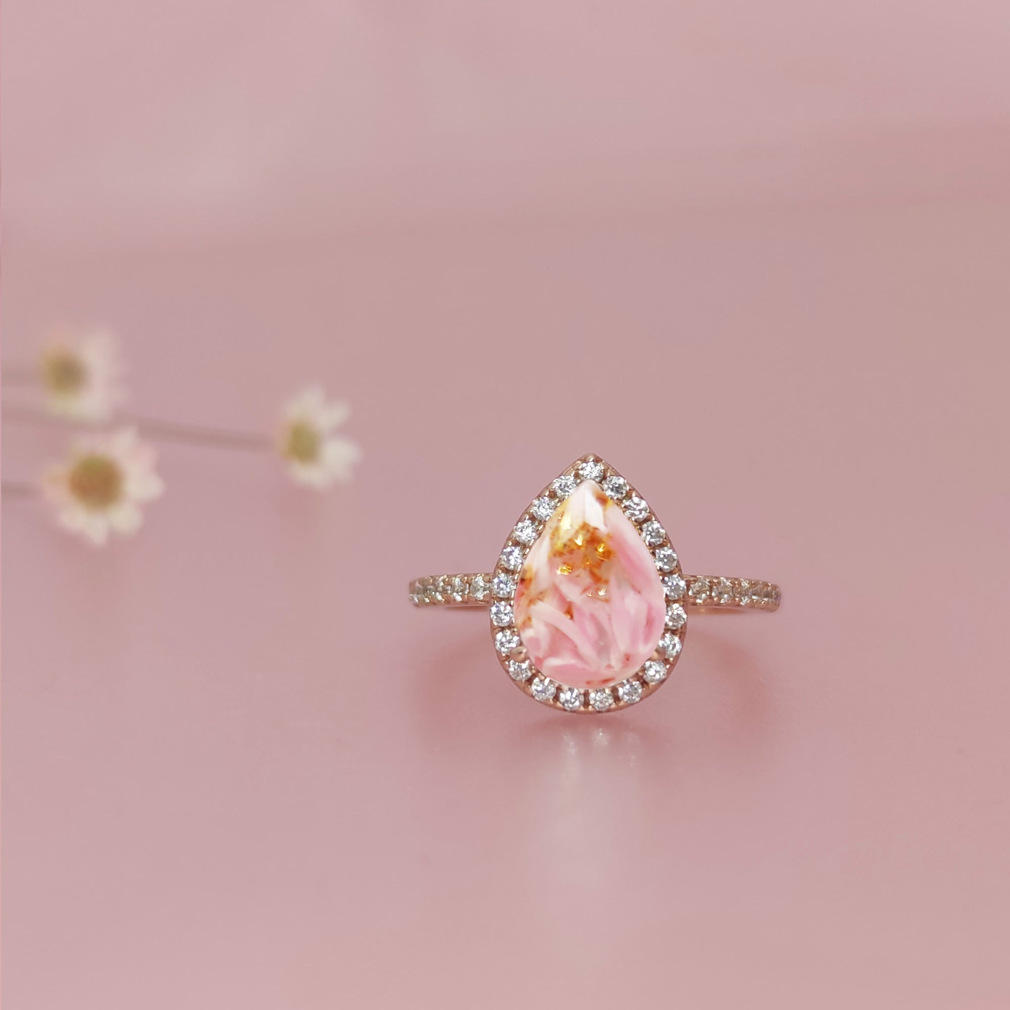 Teardrop Pregnancy Test Ring & Necklace: A Love Story