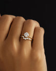 Handcrafted Moissanite Ashes Ring | Elegant Keepsake