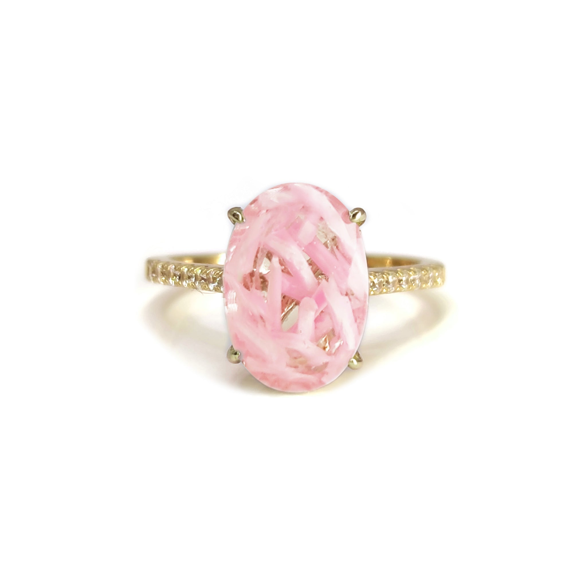 Handcrafted Pregnancy Test Cap Ring - A Unique Keepsake