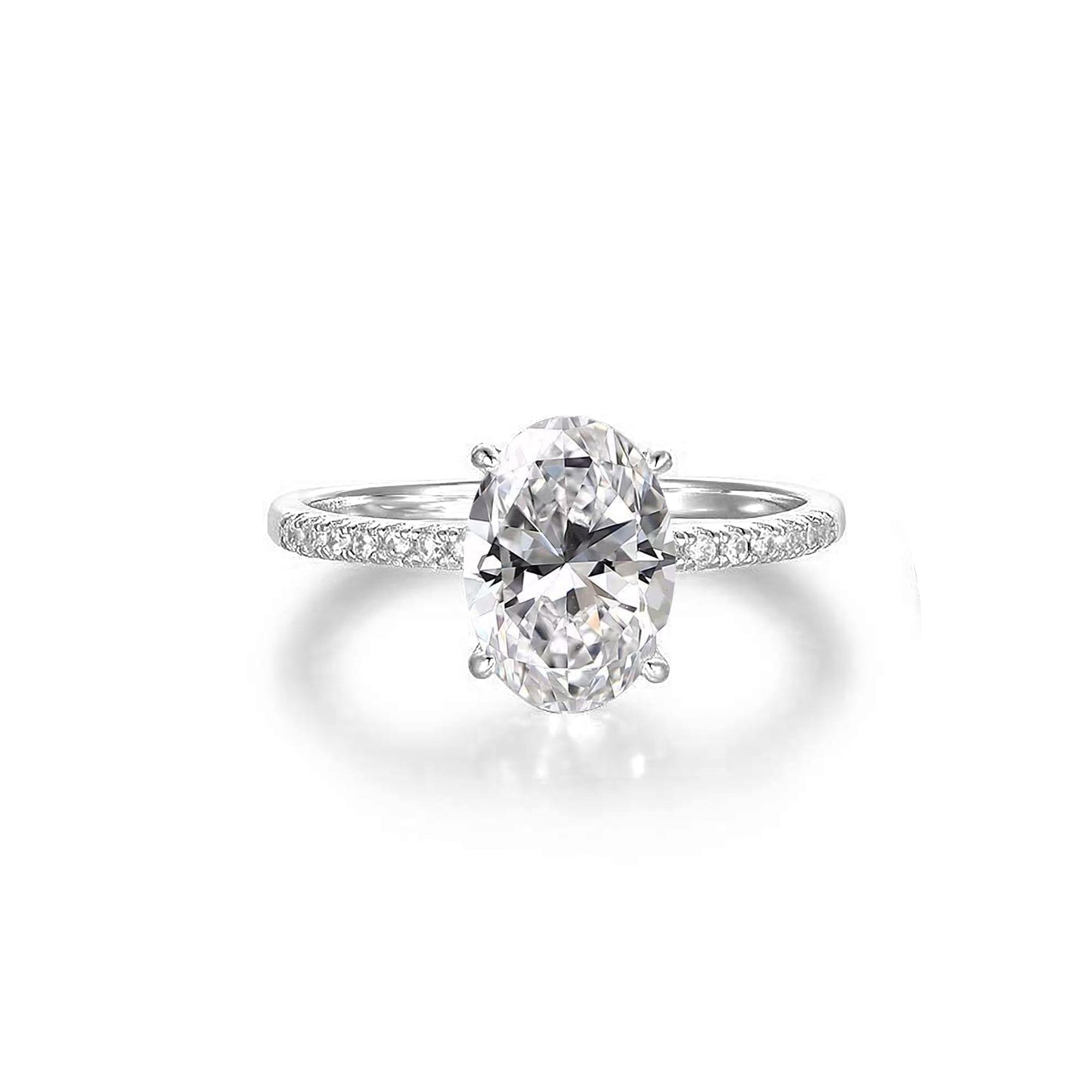 Personalized Moissanite Ashes Ring for Lasting Memories