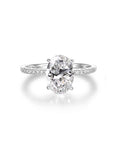 Personalized Moissanite Ashes Ring for Lasting Memories