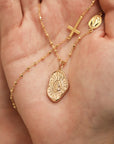 Gold Footprint Necklace: Cherish Baby's First Moments