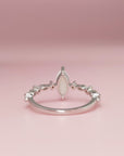 Handcrafted Breastmilk Ring with Alexandrite Gemstone