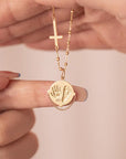 Solid Gold Footprint Necklace - A Timeless Memorial Keepsake