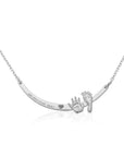 Custom Gold Footprint Necklace for Newborn Memories