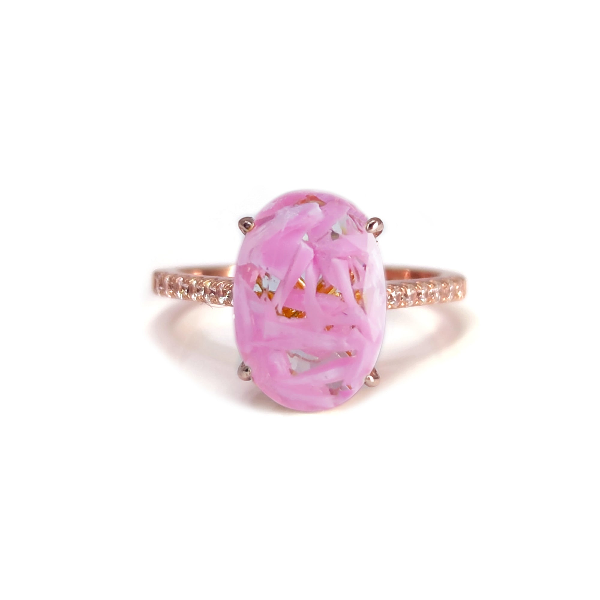 Handcrafted Pregnancy Test Cap Ring - A Unique Keepsake