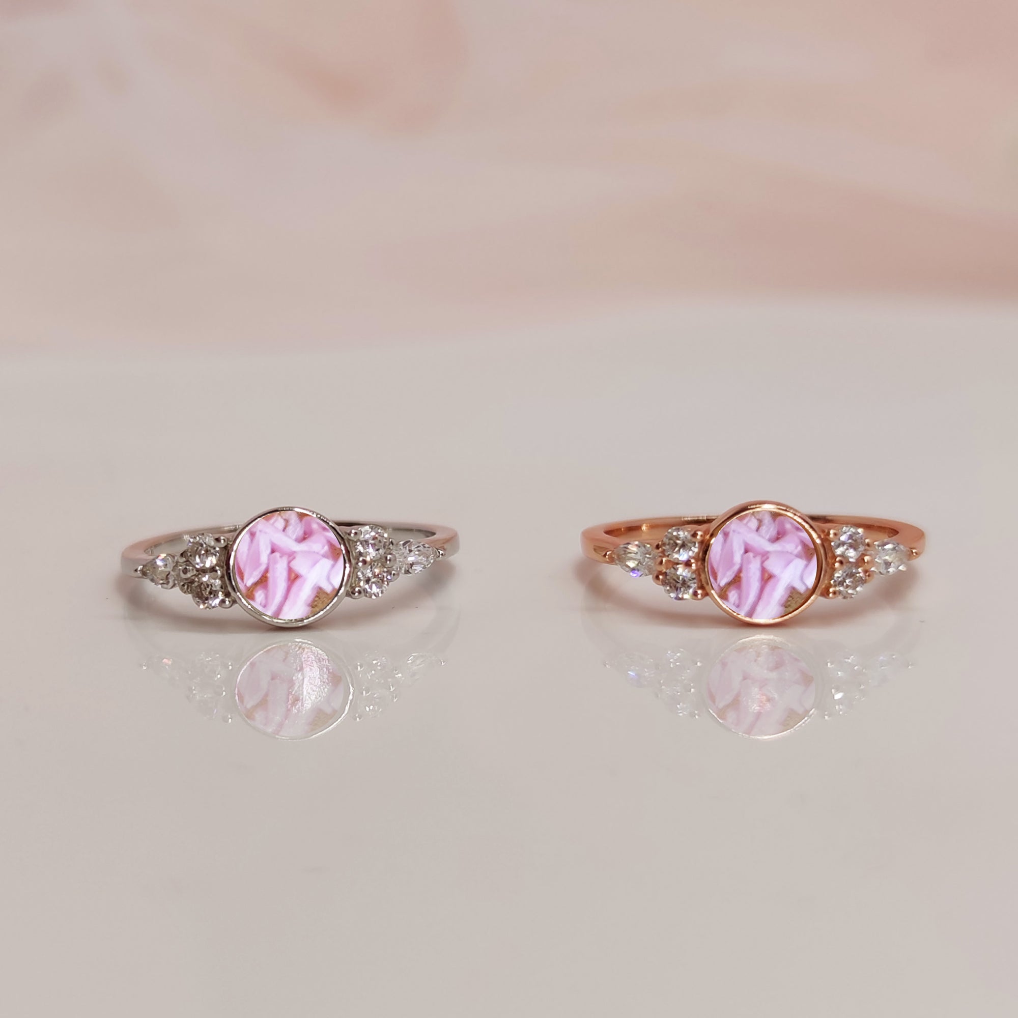 Personalized Gold Pregnancy Test Ring - LactaGems