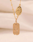 Solid Gold Footprint Necklace: A Love Keepsake