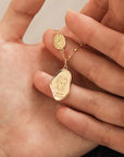 Gold Footprint Necklace: Cherish Baby's First Moments