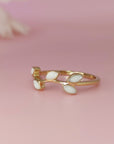 Handcrafted Leaf Breastmilk Ring - A Unique Keepsake