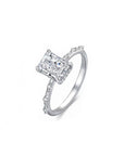 Elegant Moissanite Ashes Ring - Perfect Gift of Remembrance
