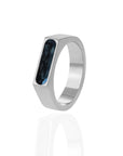Radiant Horizon Men's Ashes Ring | Memorial Jewelry