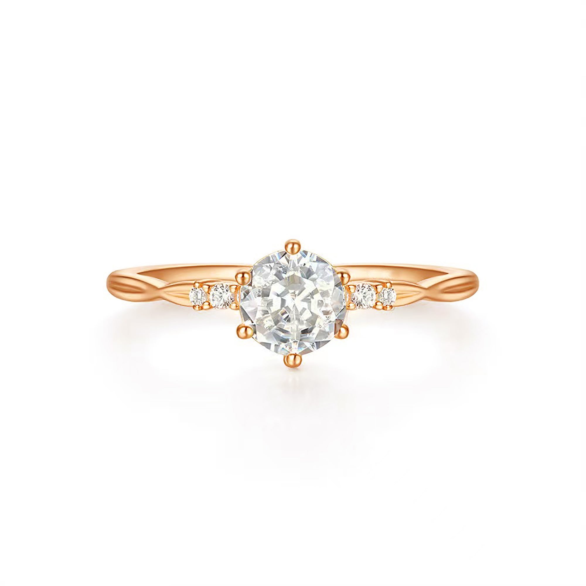 Elegant Moissanite Ashes Ring for Lasting Memories
