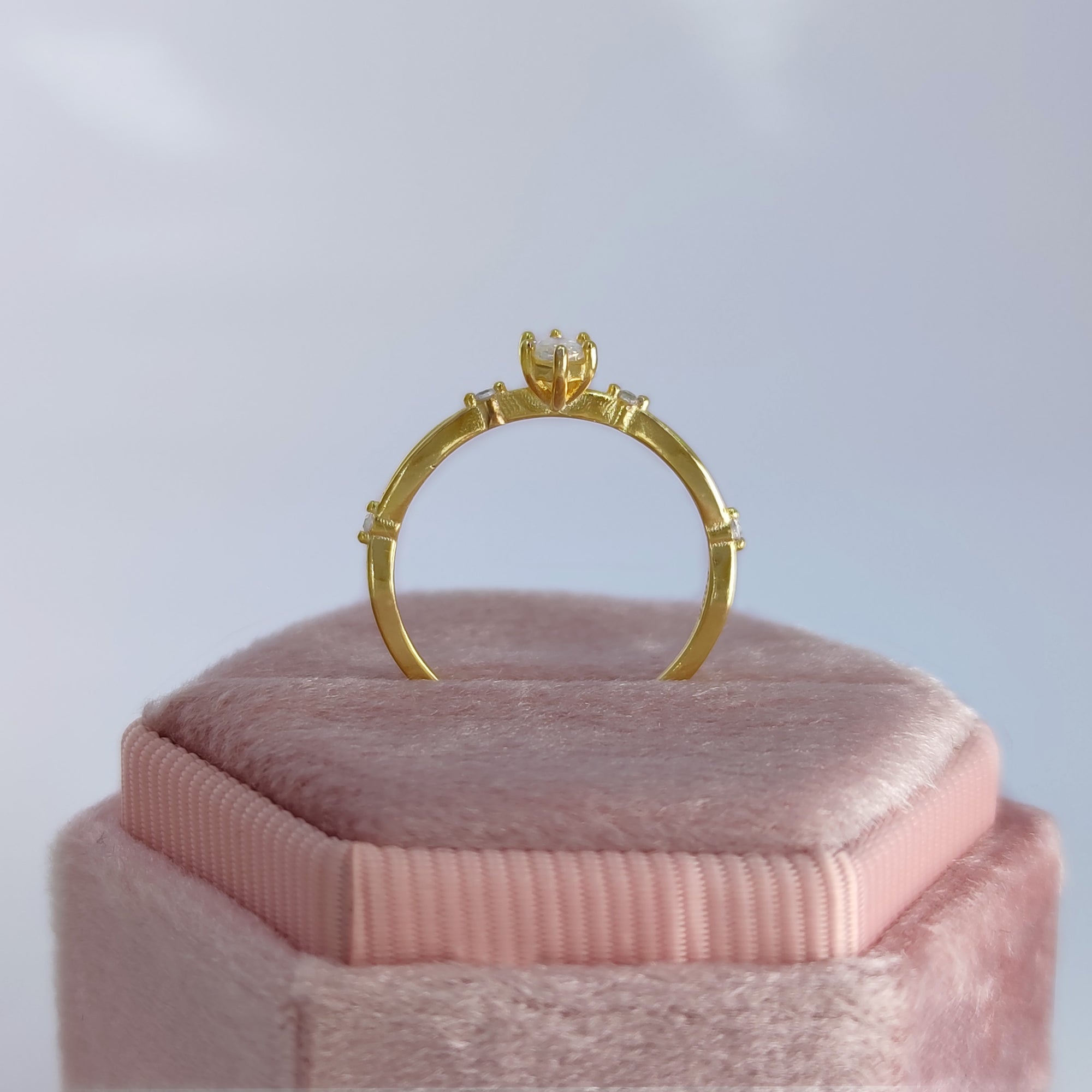 Love in Every Detail: Moissanite Ashes Ring