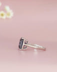 Emerald Cut Ashes Ring - A Heartfelt Gift for Remembrance