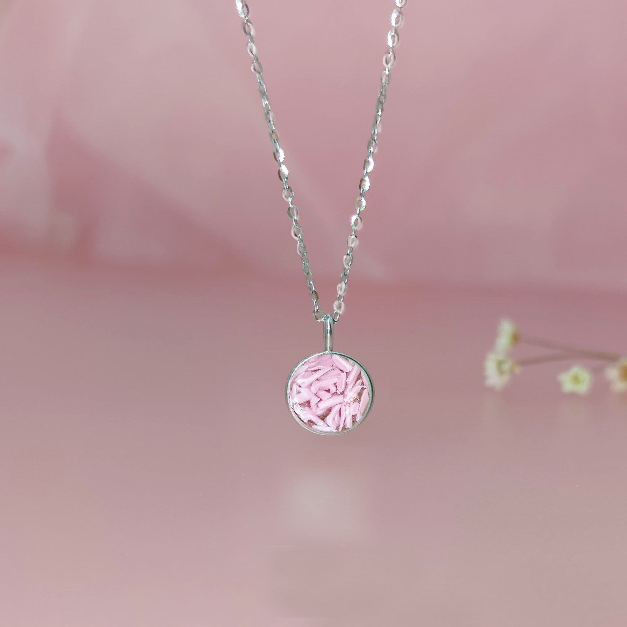 Memorial Pregnancy Test Cap Necklace for Moms