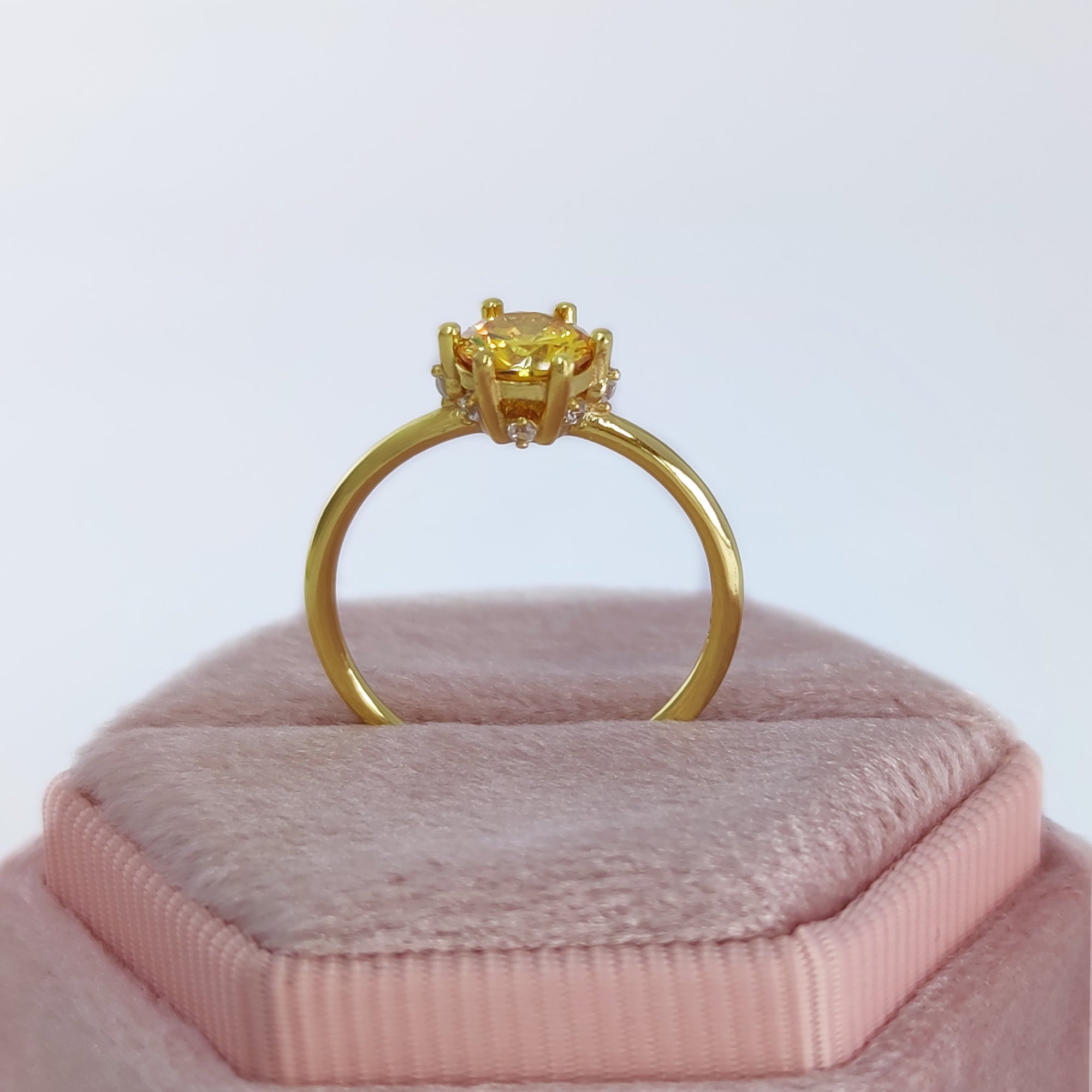 Personalized Moissanite Cremation Ashes Ring