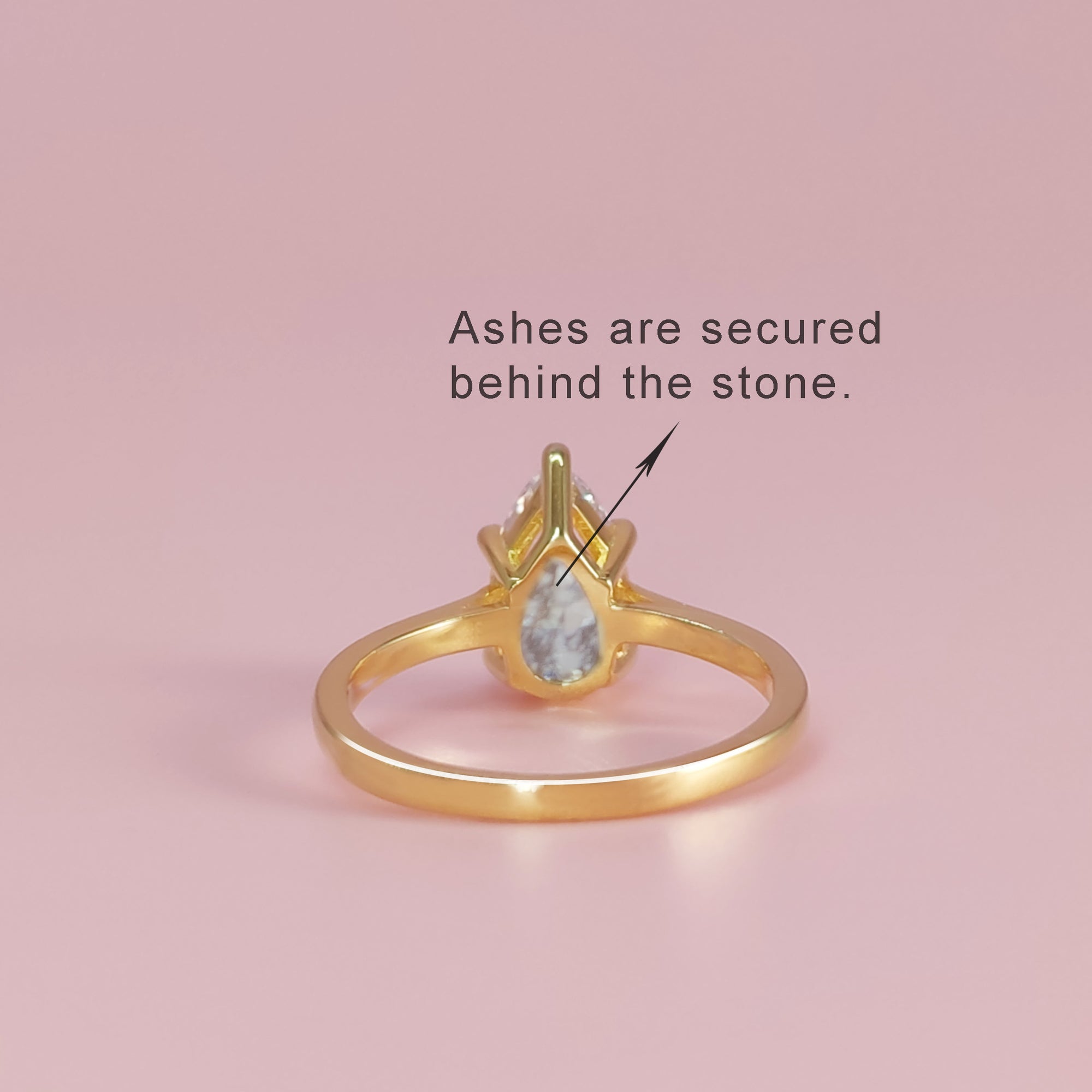 Luminous Lily Ashes Ring: Thoughtful Gift for Loved Ones