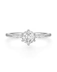 Elegant Moissanite Ashes Ring for Lasting Memories