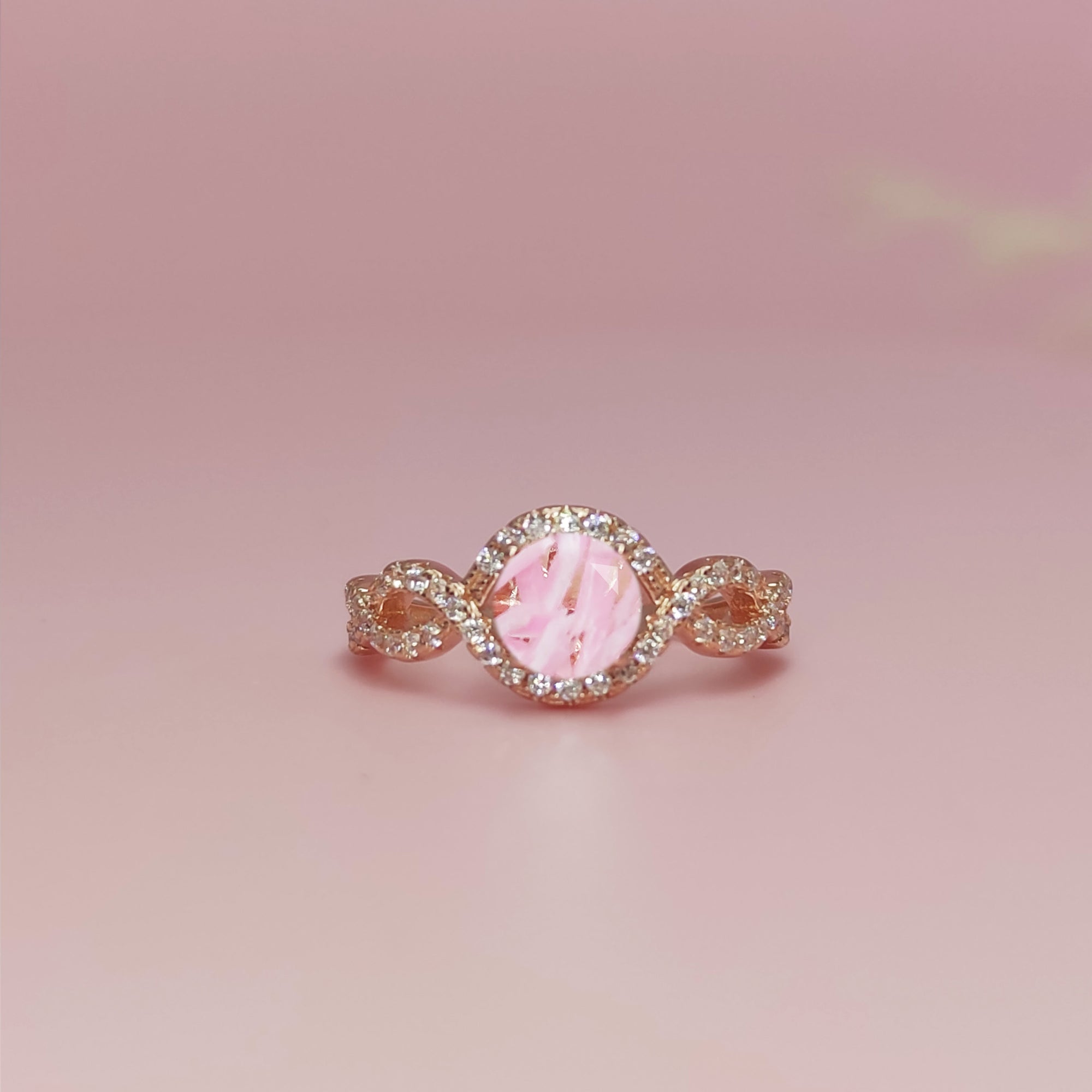 Soul Stone Elegance: A Ring of Love for New Mothers