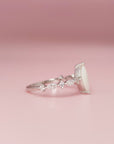 Handcrafted Breastmilk Ring with Alexandrite Gemstone