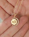 Handcrafted Gold Footprint Necklace for Cherished Memories