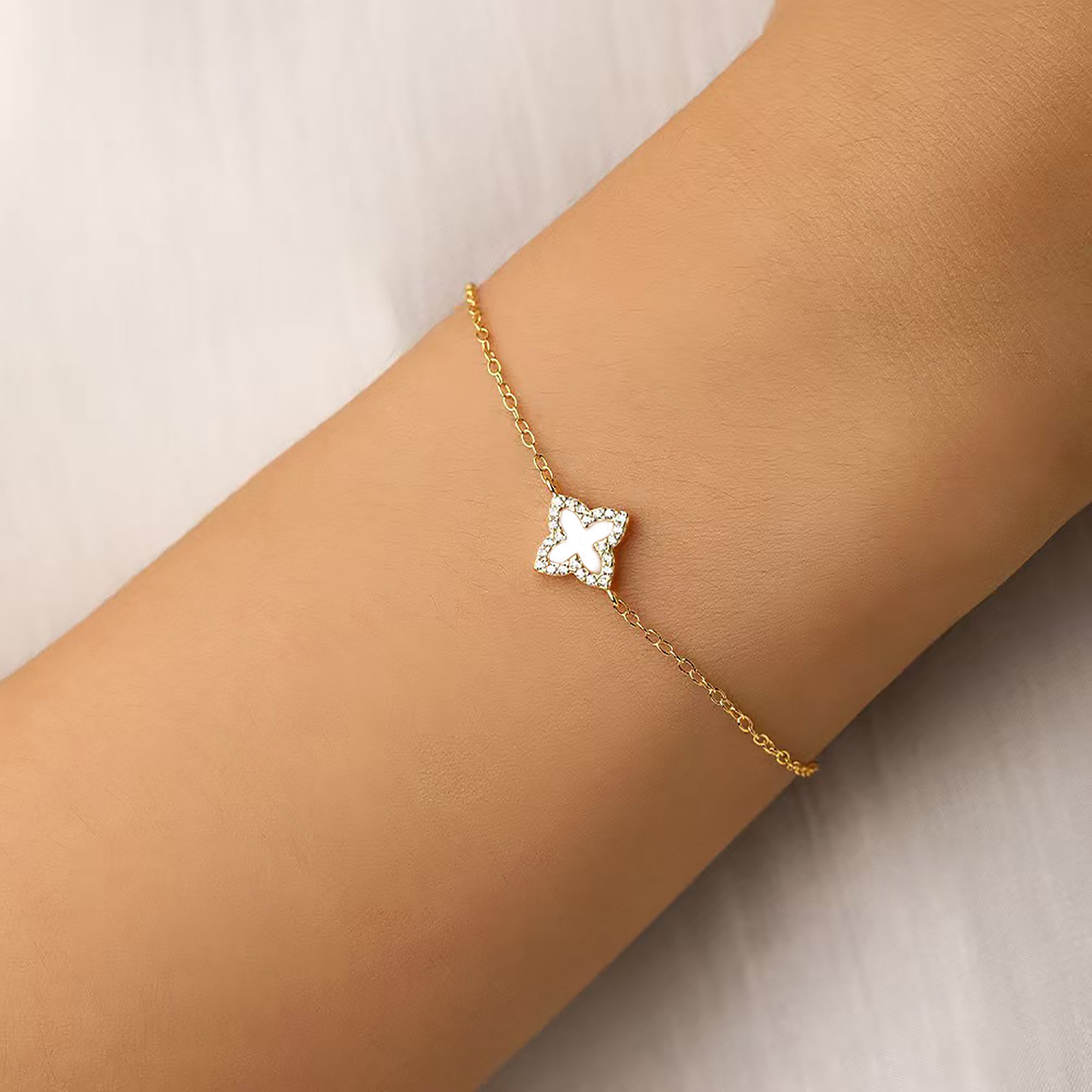 Personalized Lucky Blossom Breast Milk Bracelet